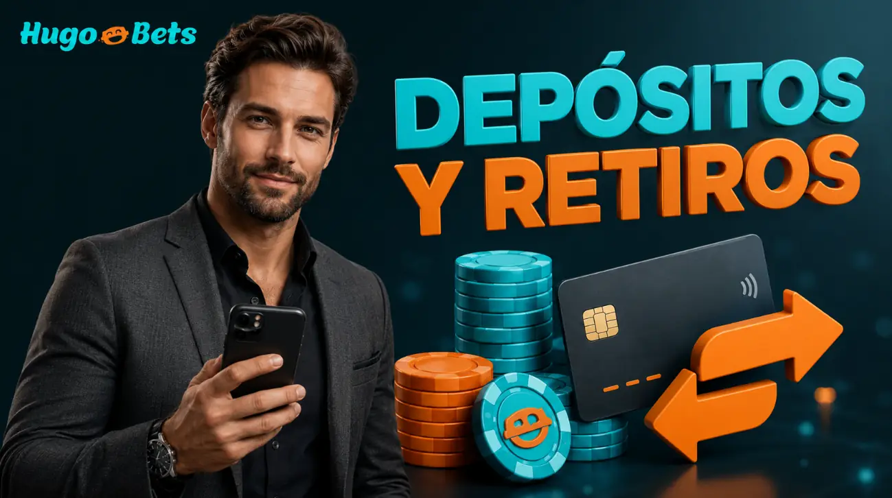 Depósitos y Retiros de Dinero en Hugobet